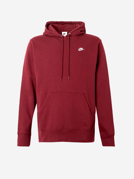 nike burgundy essentials hoodie