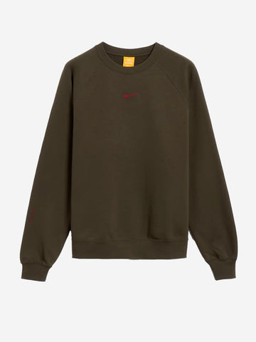 NIKE x Drake NOCTA Maglia a girocollo fleece khaki Verde