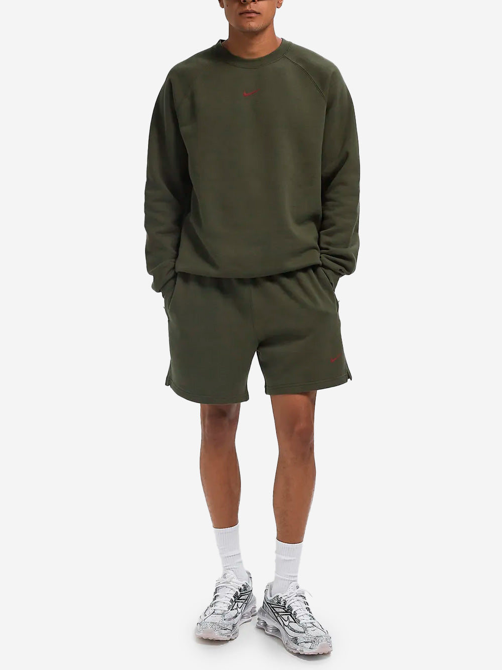 NIKE Shorts verdi Cardinal in fleece NOCTA x Drake Verde Urbanstaroma