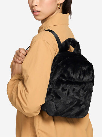 NIKE Mini zaino in ecopelliccia Futura (6l) Nero