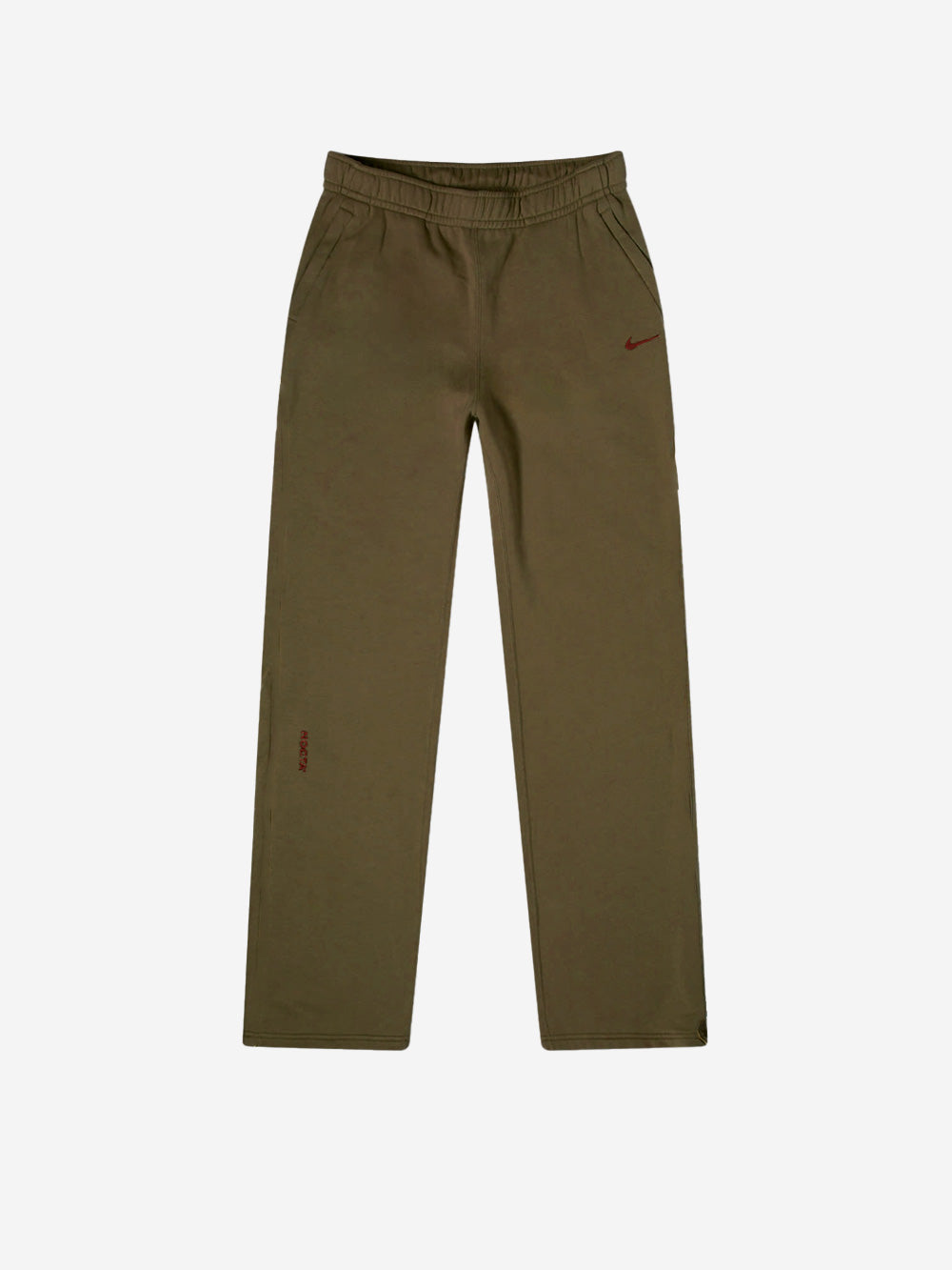 NIKE x Drake Pantaloni tuta verdi con bordo aperto CS NOCTA Verde Urbanstaroma