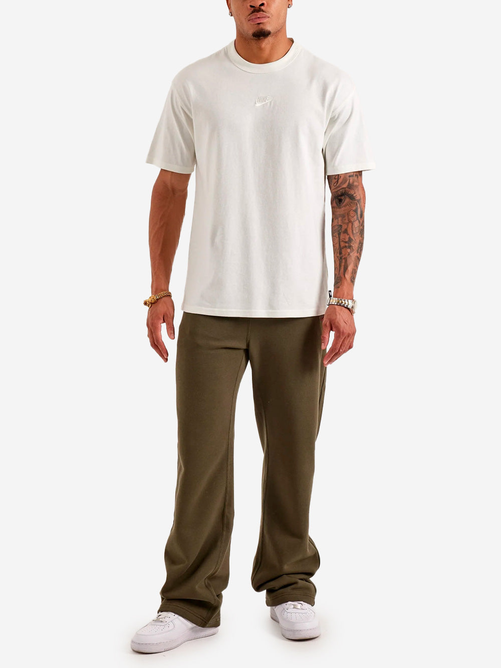 NIKE x Drake Pantaloni tuta verdi con bordo aperto CS NOCTA Verde Urbanstaroma