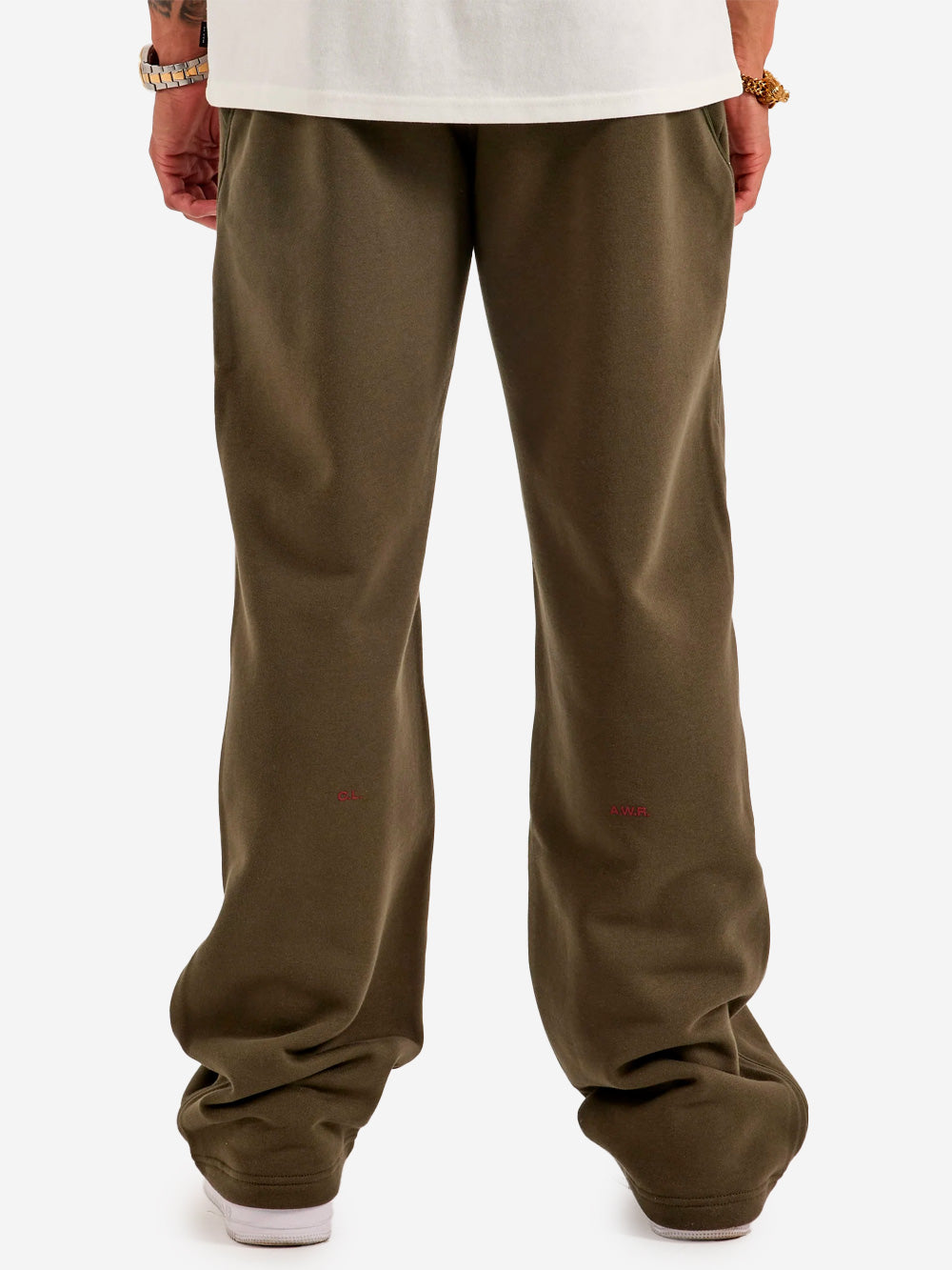 NIKE x Drake Pantaloni tuta verdi con bordo aperto CS NOCTA Verde Urbanstaroma