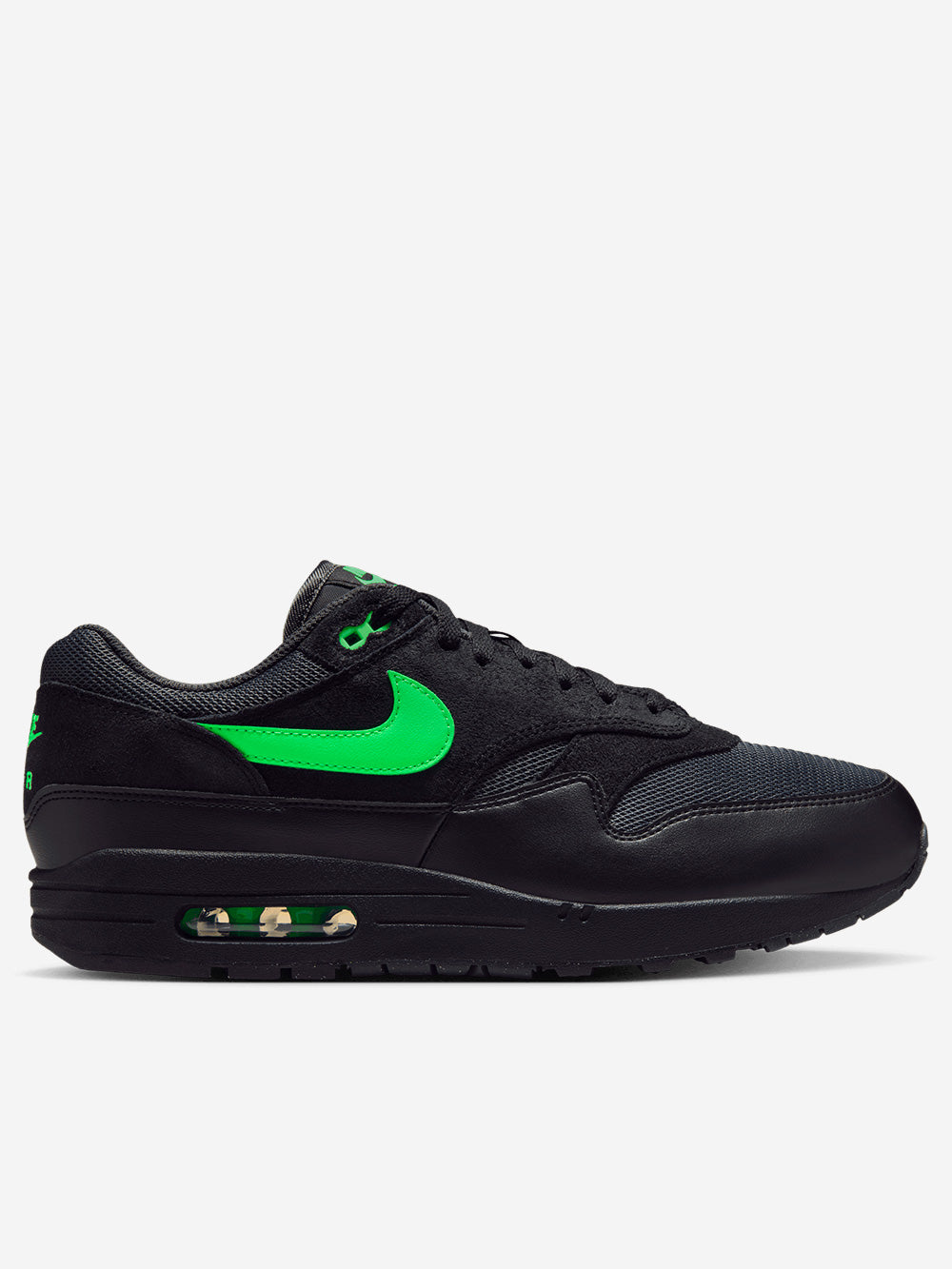 NIKE Air Max 1 Essential 'Black Green Strike' Nero Urbanstaroma