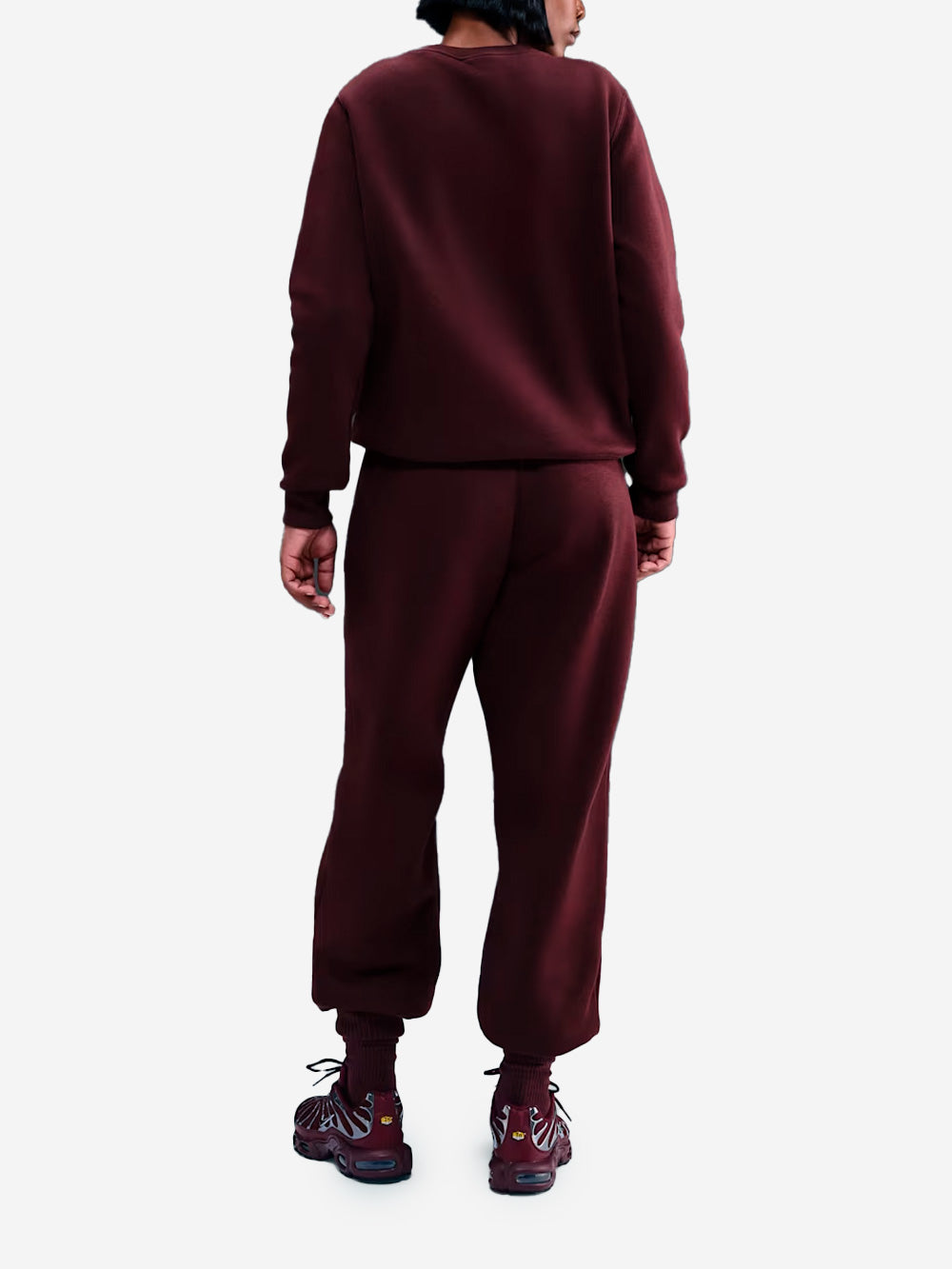 NIKE Pantaloni tuta fleece oversize bordeaux Bordeau Urbanstaroma