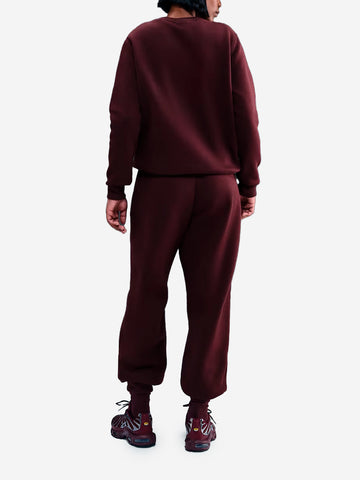 NIKE Pantaloni tuta fleece oversize bordeaux Bordeau