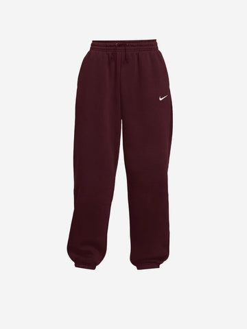 NIKE Pantaloni tuta fleece oversize bordeaux Bordeau