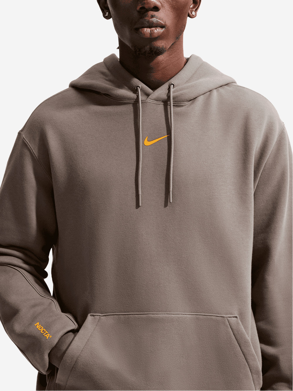 NIKE x Drake NOCTA Felpa in fleece con cappuccio CS 2 Tortora Urbanstaroma