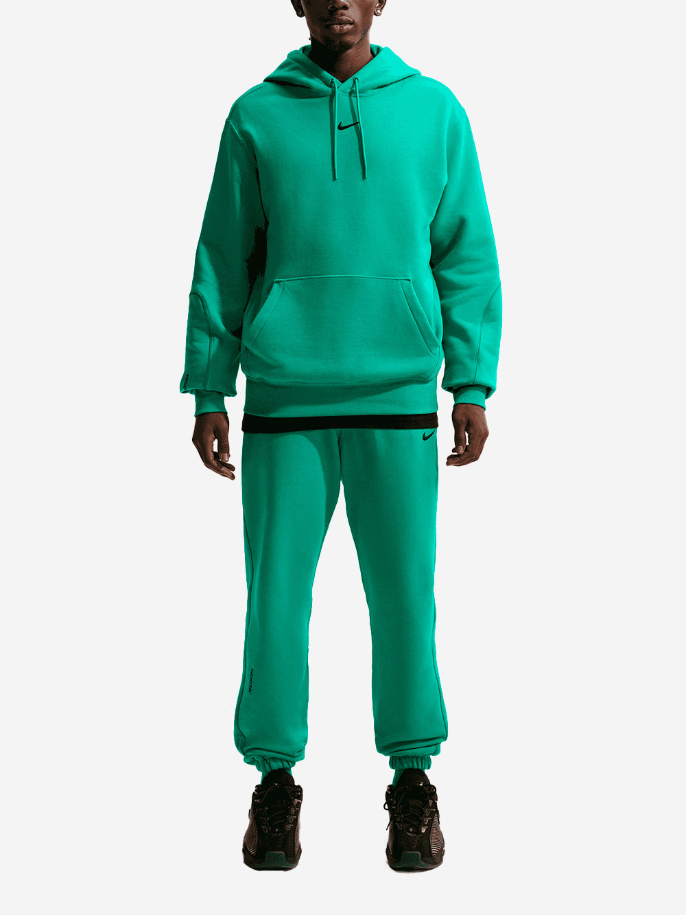 NIKE x Drake NOCTA Felpa verde in fleece con cappuccio CS 2 Verde Urbanstaroma