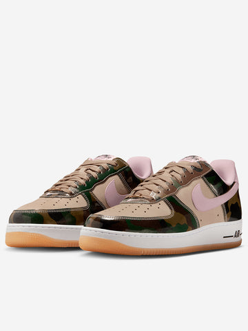 NIKE Air Force 1 Low Retro 'Patent Camo and Pink' marrone