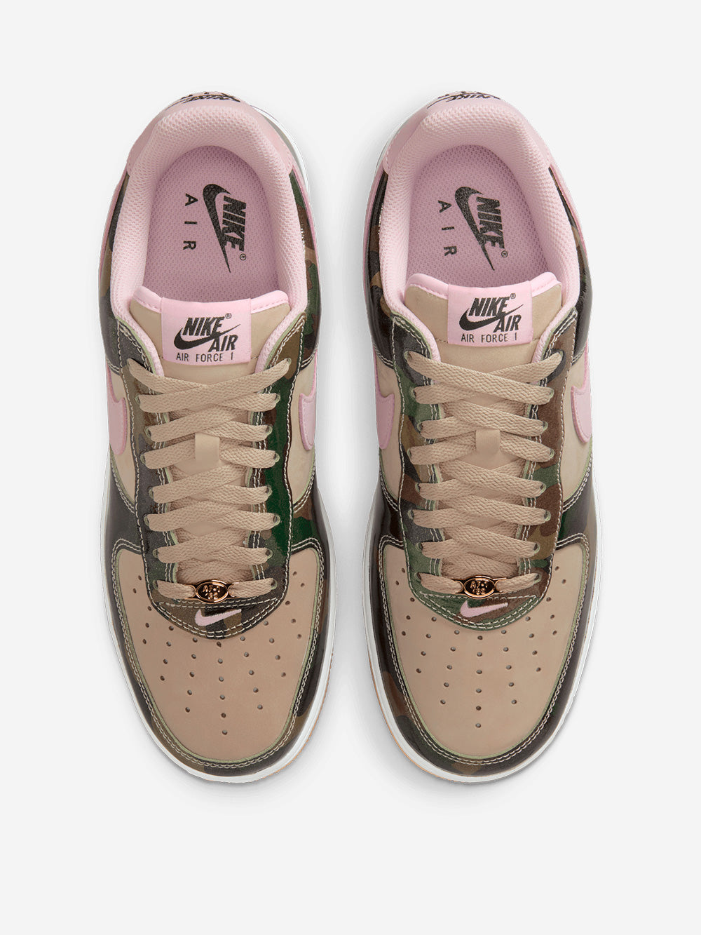 NIKE Air Force 1 Low Retro 'Patent Camo and Pink' marrone Urbanstaroma