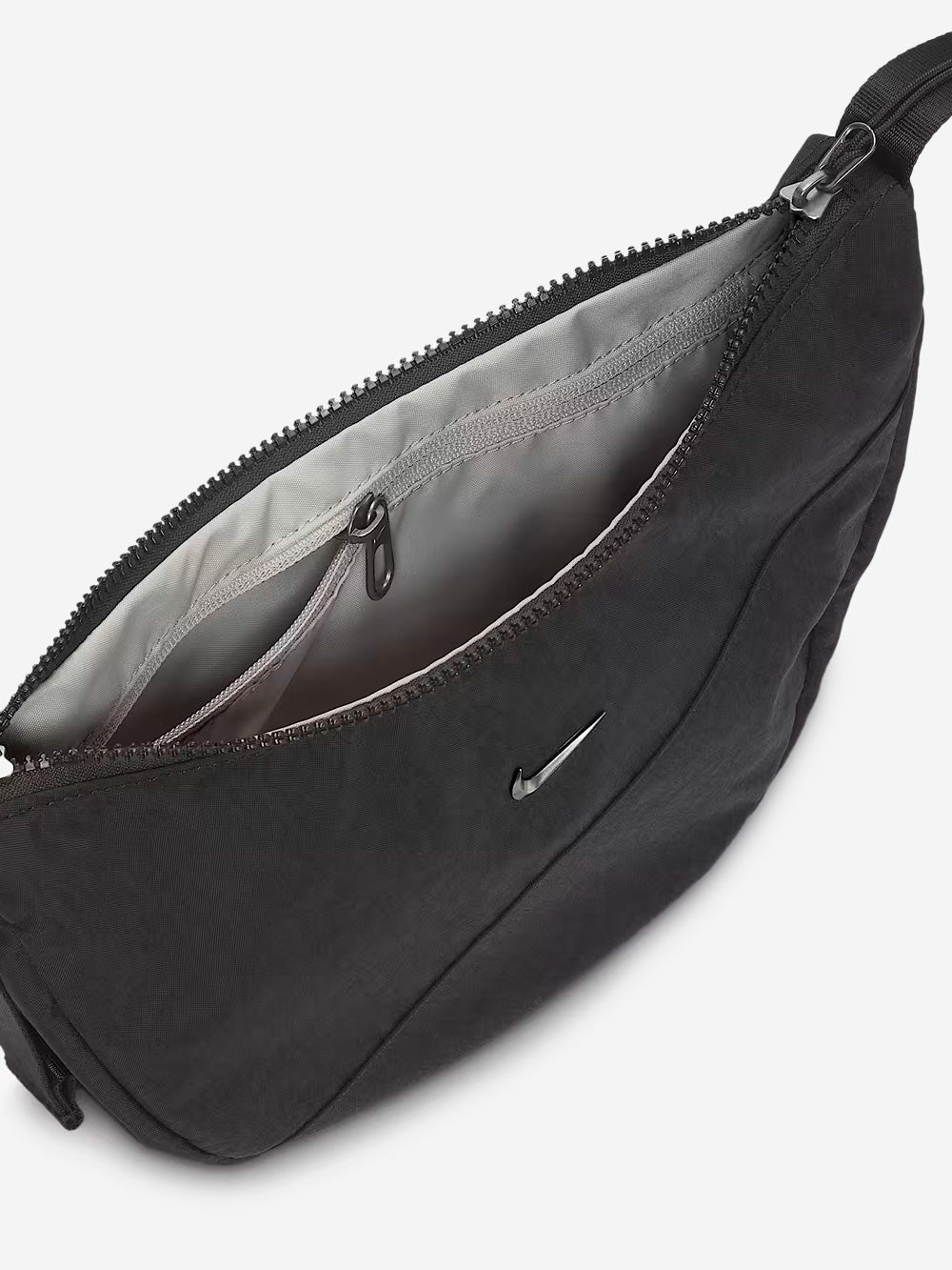 NIKE Borsa a mezzaluna a tracolla nera (4 l) Nero Urbanstaroma