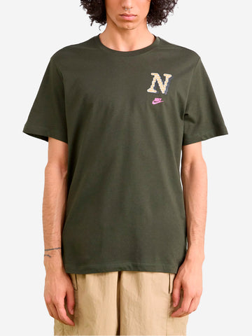 NIKE T-shirt verde HBR SSNL Club Verde