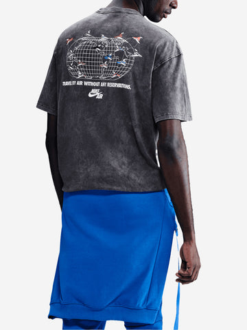 NIKE T-shirt nera con grafica Football Nero