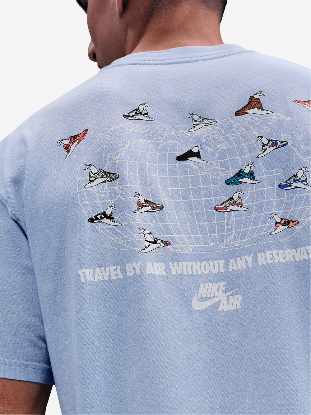 NIKE T-shirt Sportswear 'Ghost' con grafica Air Max Lilla Urbanstaroma