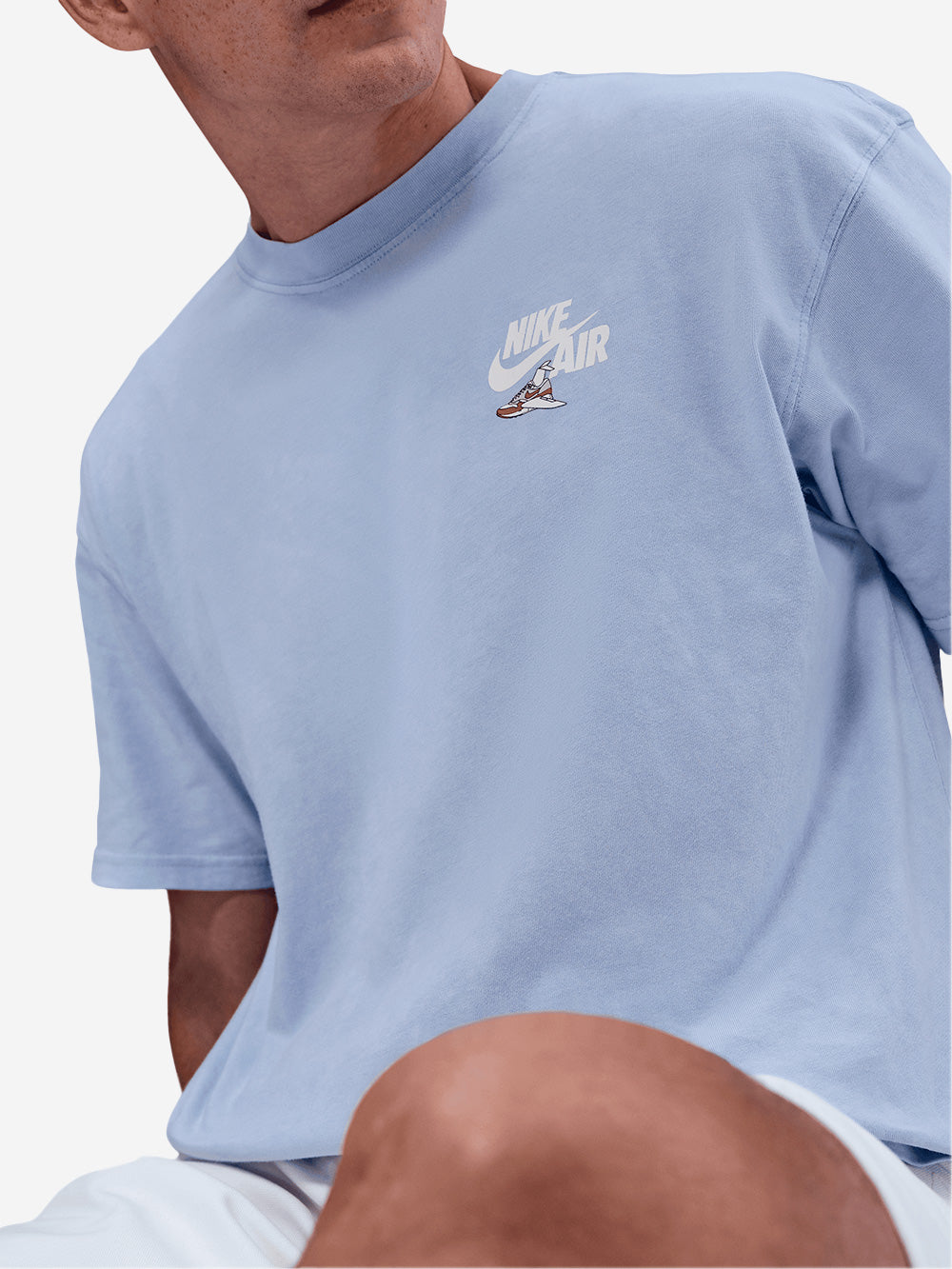 NIKE T-shirt Sportswear 'Ghost' con grafica Air Max Lilla Urbanstaroma