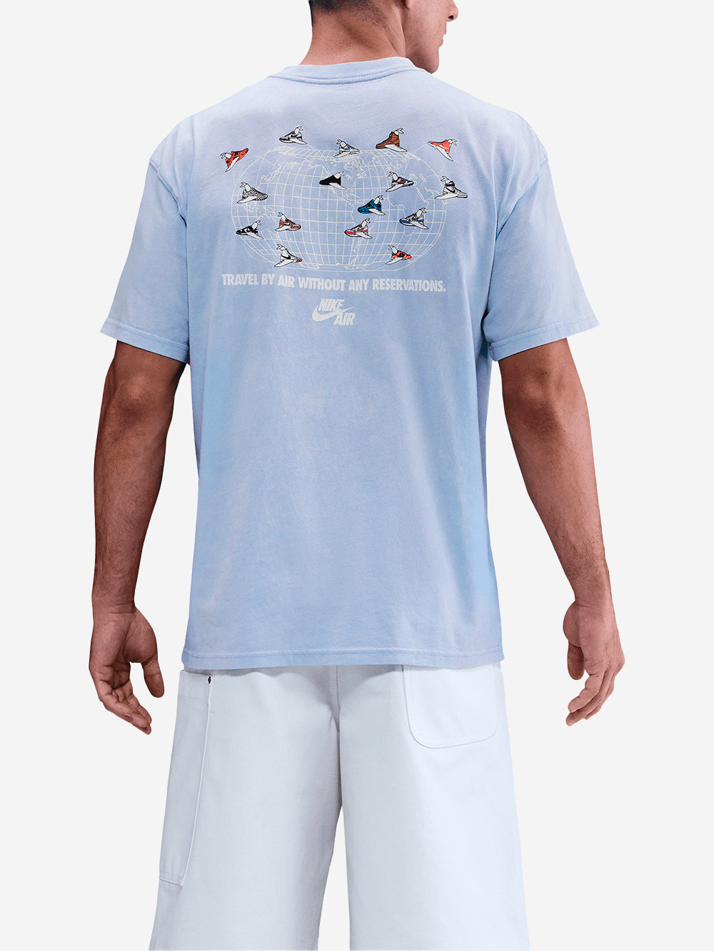 NIKE T-shirt Sportswear 'Ghost' con grafica Air Max Lilla Urbanstaroma