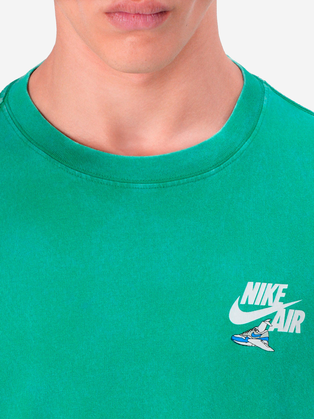 NIKE T-shirt Sportswear verde con grafica Air Max Verde Urbanstaroma