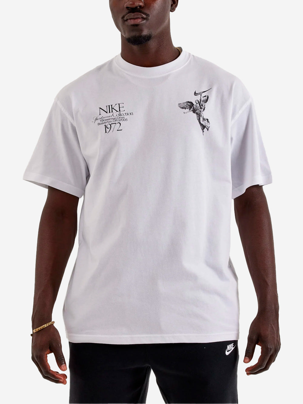 NIKE T-shirt Max 90 bianca con grafica 'Wings Victory' Bianco Urbanstaroma