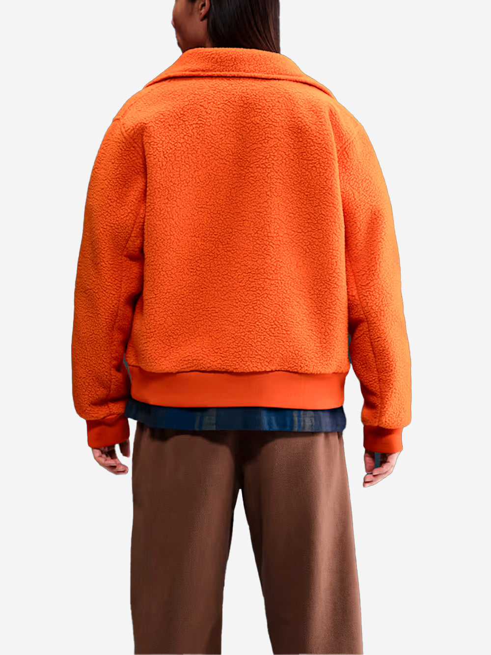 NIKE Coach jacket fleece arancione in pelliccia sintetica arancione Urbanstaroma