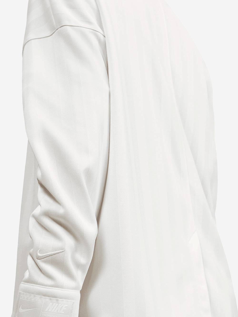 NIKE Camicia a righe in jacquard oversize avorio Bianco Urbanstaroma