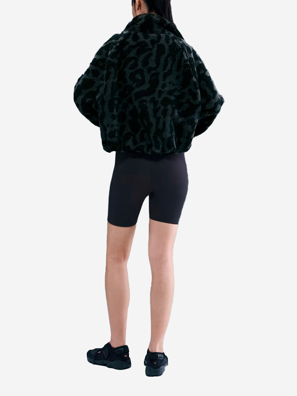 NIKE Giacca in fleece high-pile Nero Urbanstaroma