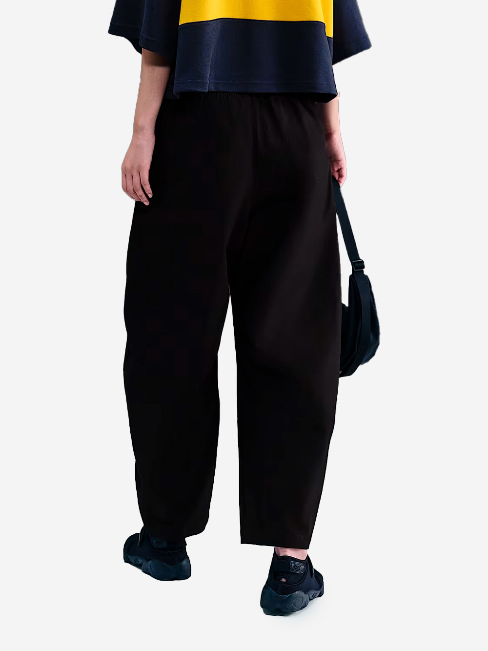 NIKE Pantaloni barrel neri Nero Urbanstaroma