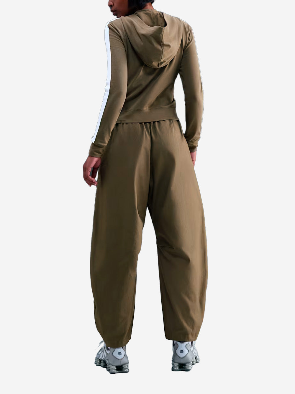 NIKE Pantaloni barrel verdi Verde scuro Urbanstaroma