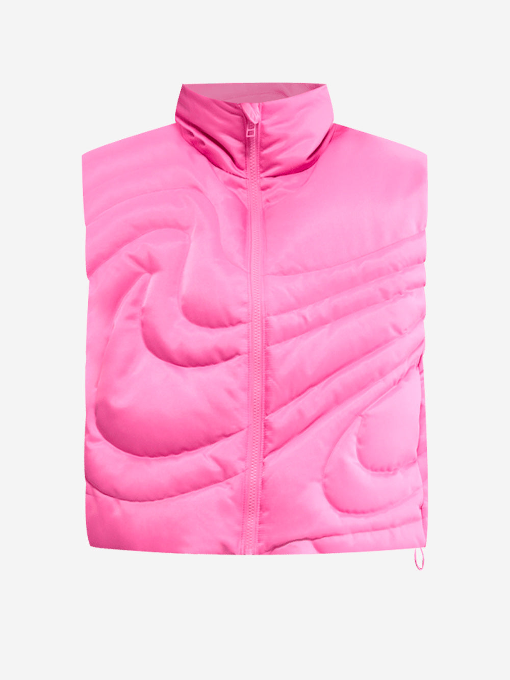 NIKE Smanicato oversize in piumino con Swoosh Rosa Urbanstaroma
