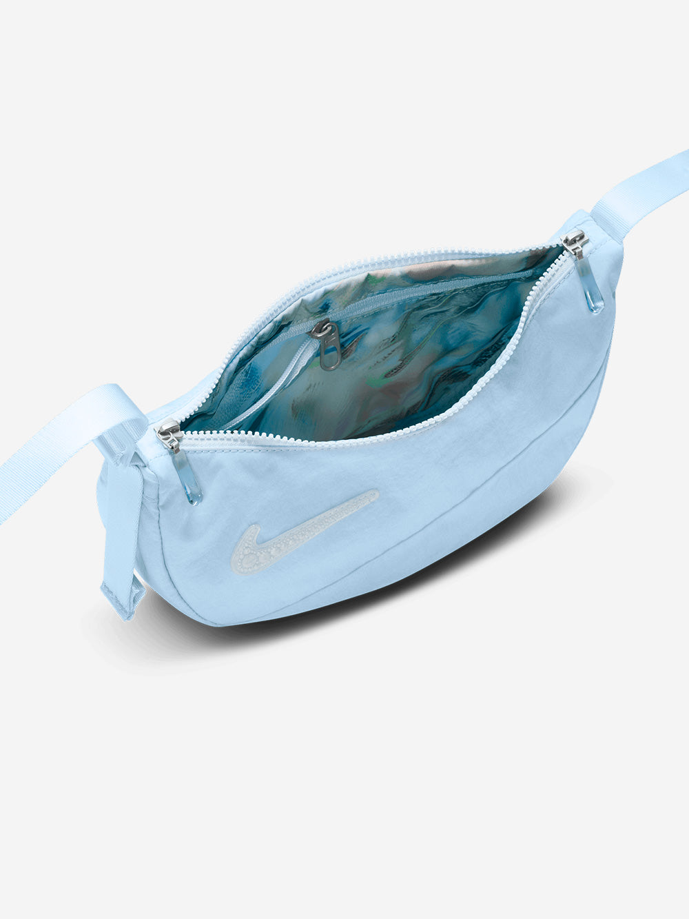 NIKE Borsa mezzaluna a tracolla 'Aura' Artist Collection Celeste Urbanstaroma