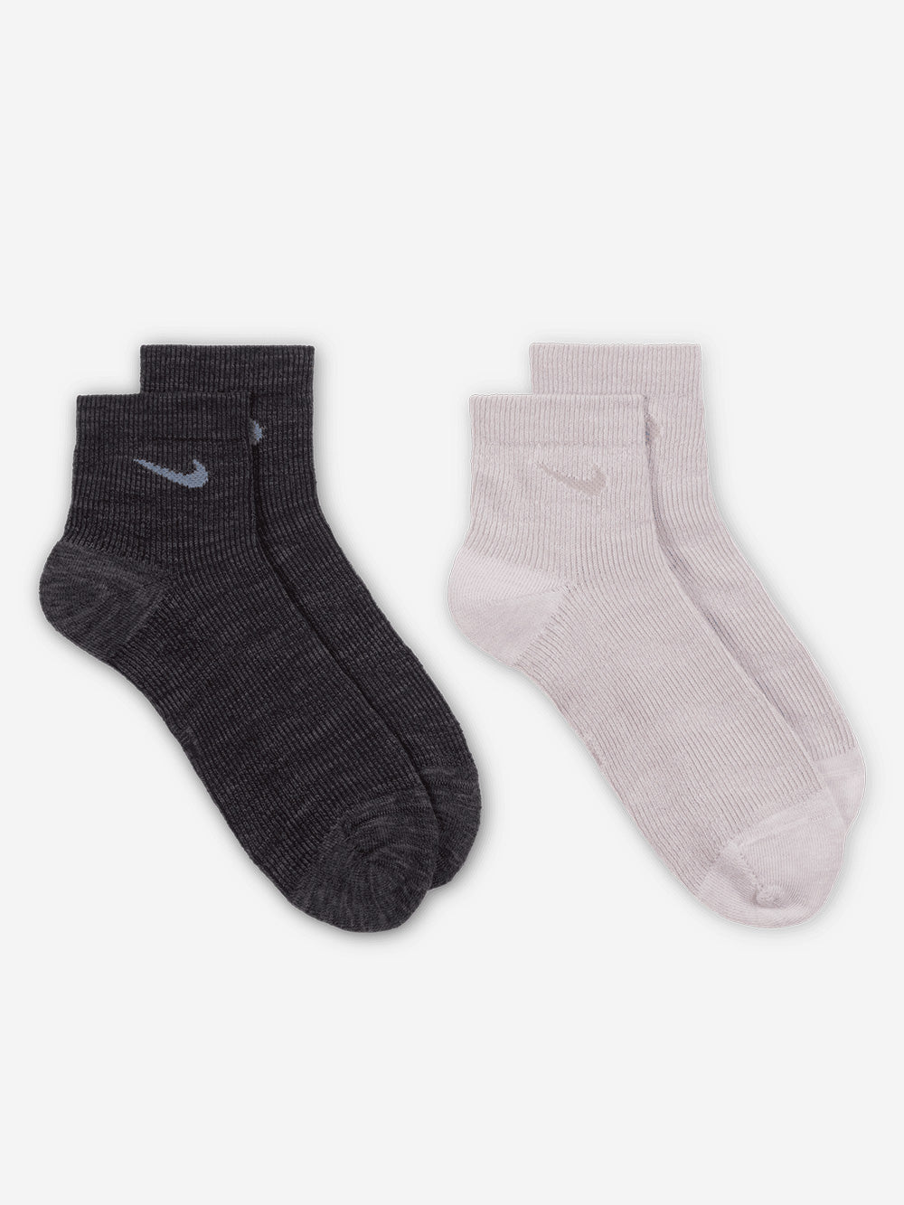 NIKE Calze alla caviglia ammortizzate (x2) Nero grigio Urbanstaroma