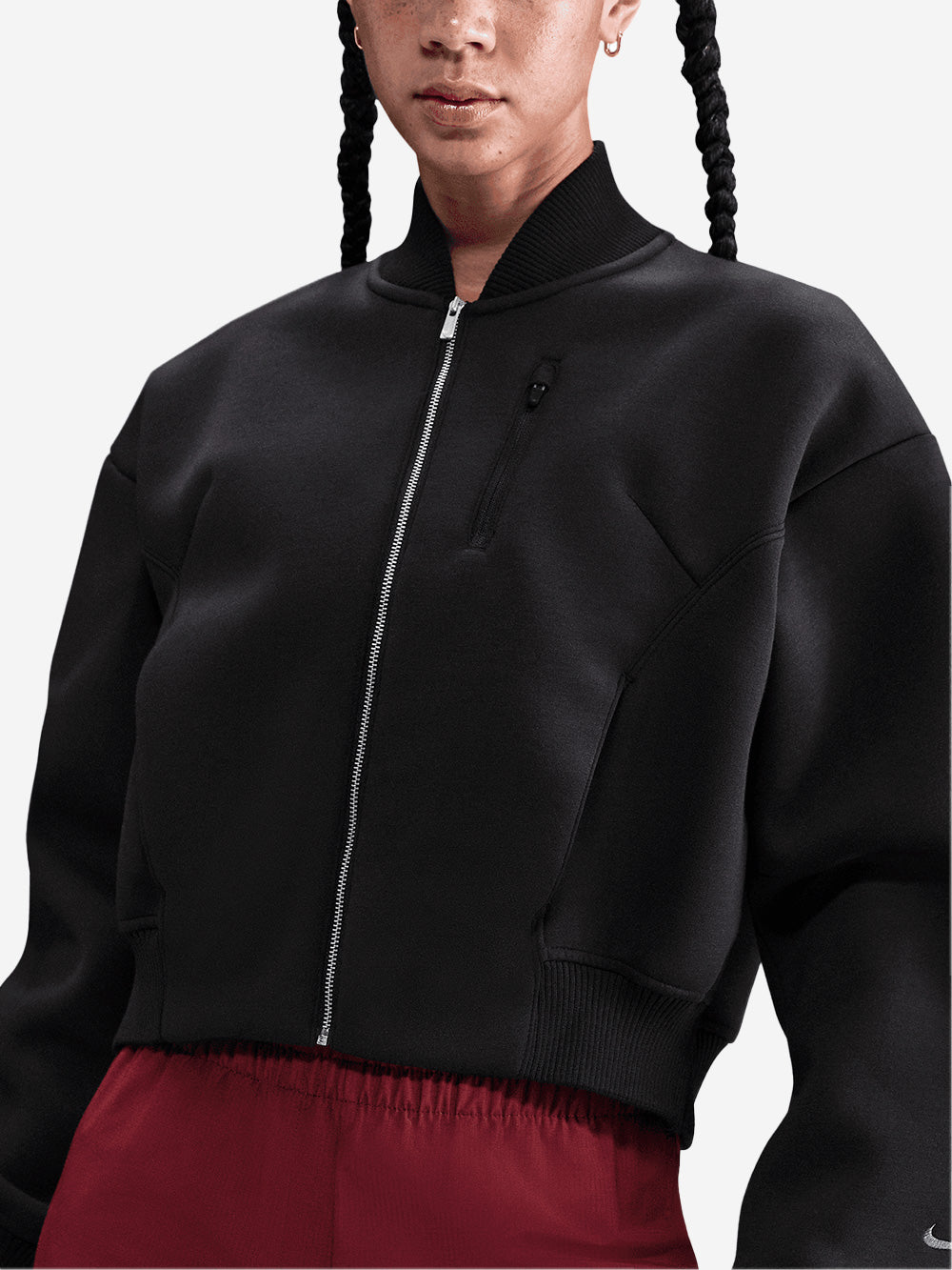 NIKE Giacca leggera nera 'Destroyer' oversize Nero Urbanstaroma