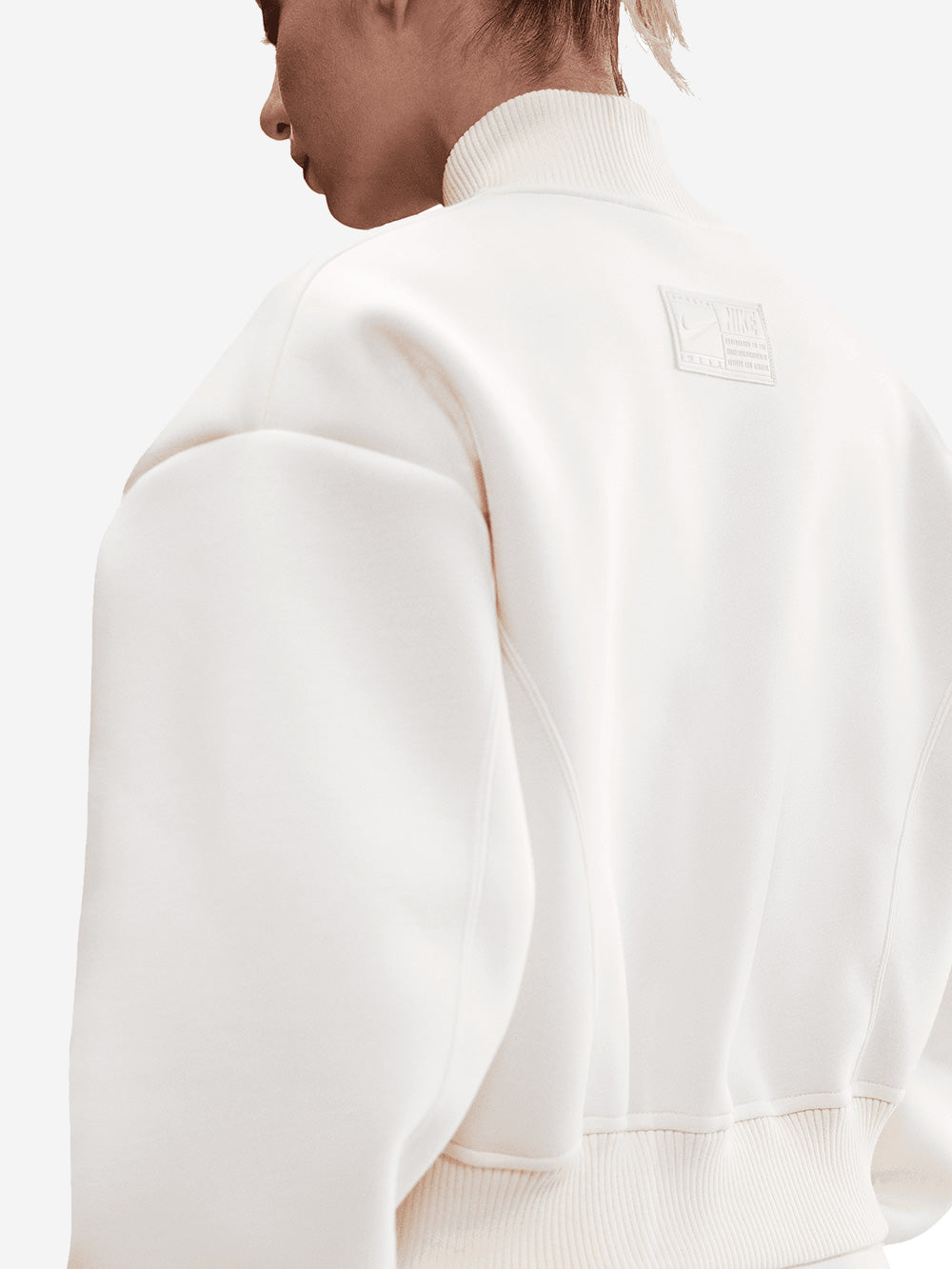 NIKE Giacca leggera bianca 'Destroyer' oversize Panna Urbanstaroma