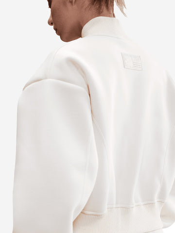 NIKE Giacca leggera bianca 'Destroyer' oversize Panna