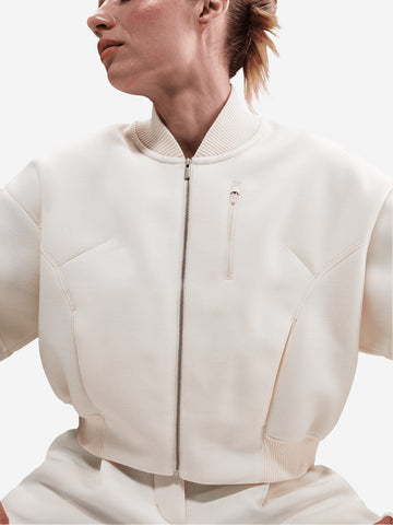 NIKE Giacca leggera bianca 'Destroyer' oversize Panna