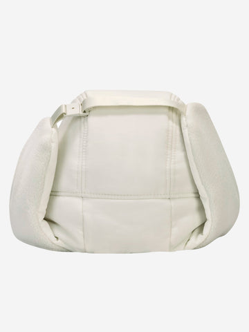 NIKE Cappello Puffer Trapper in pelliccia sintetica Panna