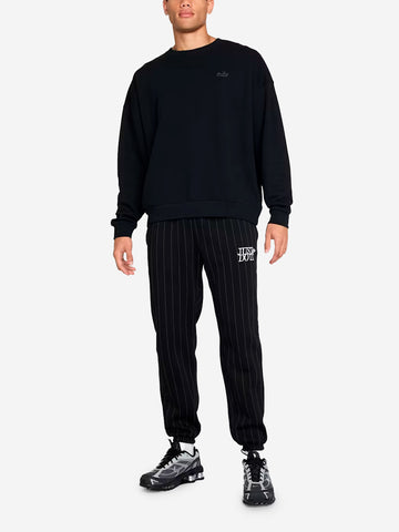 NIKE Maglia oversize nera a girocollo Nero