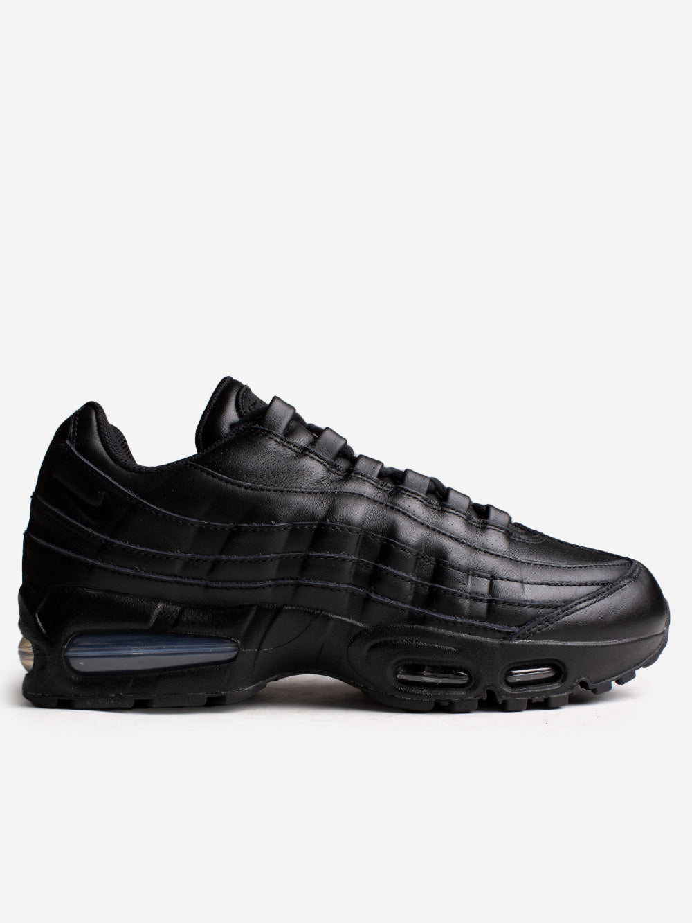 NIKE Air Max 95 OG Big Bubble 'Triple Black' Leather Nero Urbanstaroma