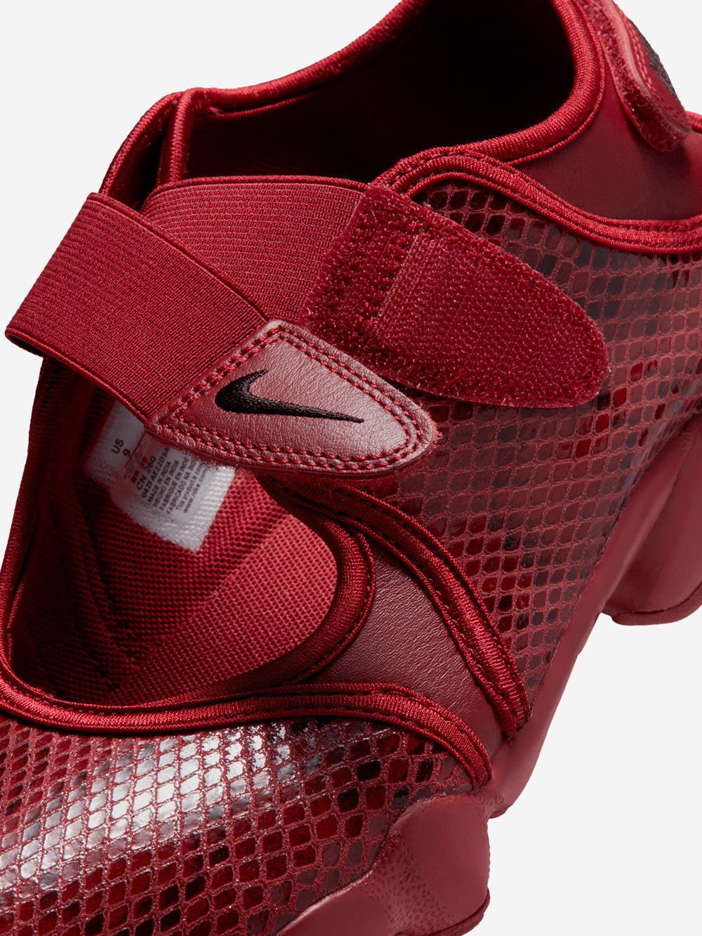 NIKE W Air Rift 'Team Red' con stampa snakeskin Rosso Urbanstaroma