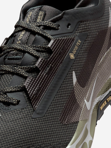 NIKE ReactX Pegasus Trail 5 GTX 'Anthracite Light Army' grigio