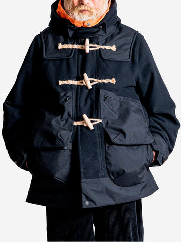 NORBIT Cappotto Montgomery tecnico corto x Gloverall Navy