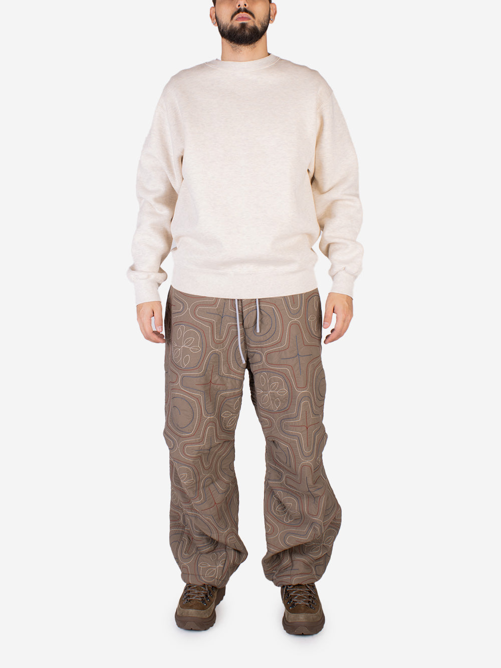 NORBIT Pantaloni trapuntati Ainu Beige Urbanstaroma
