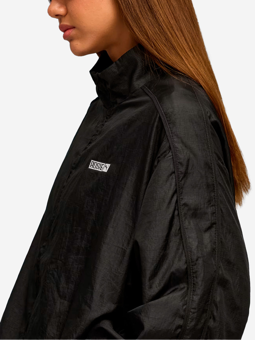 PUMA Track jacket oversize nera x Rosé Nero Urbanstaroma