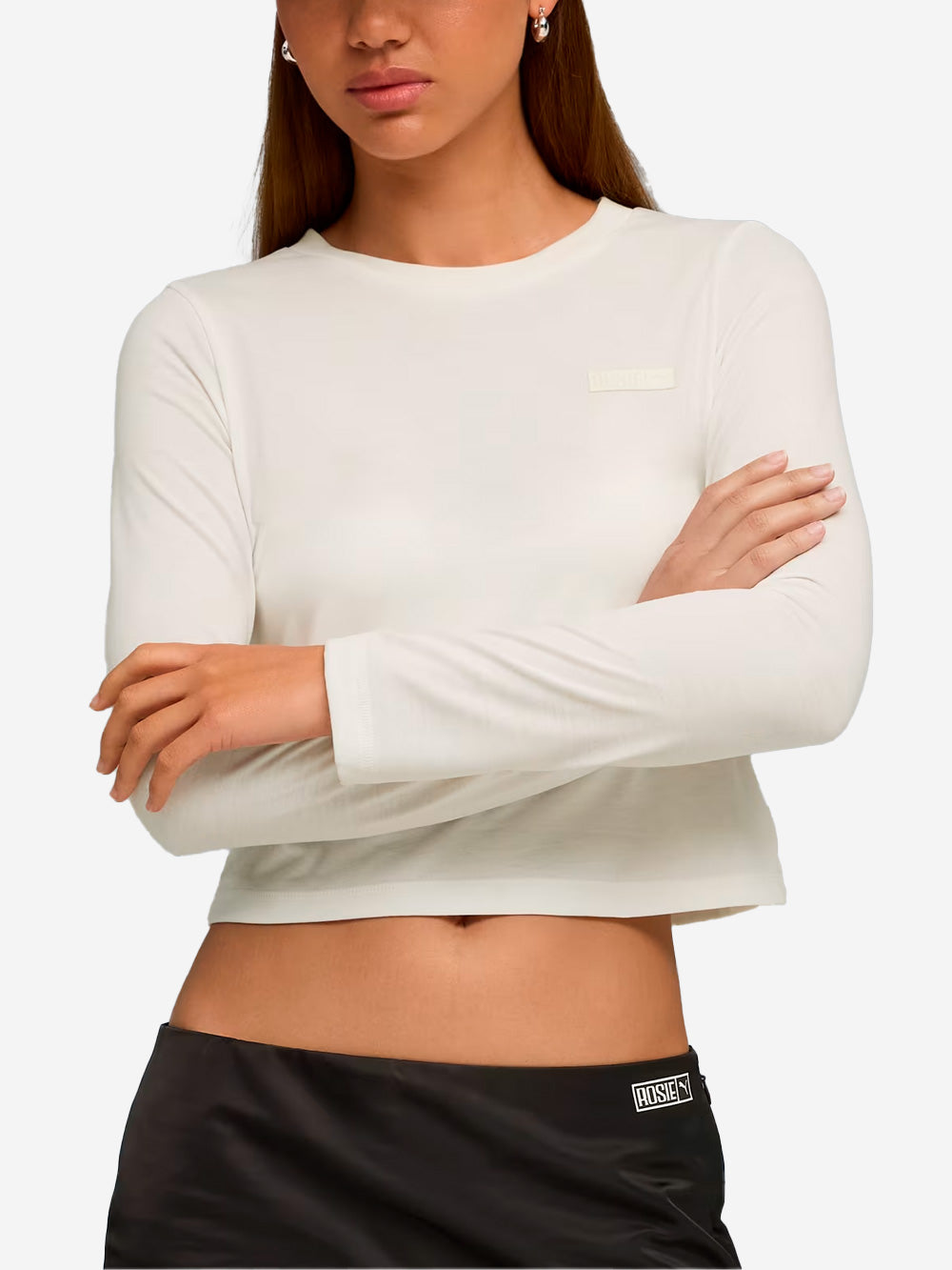 PUMA T-shirt manica lunga bianca x Rosé Off white Urbanstaroma