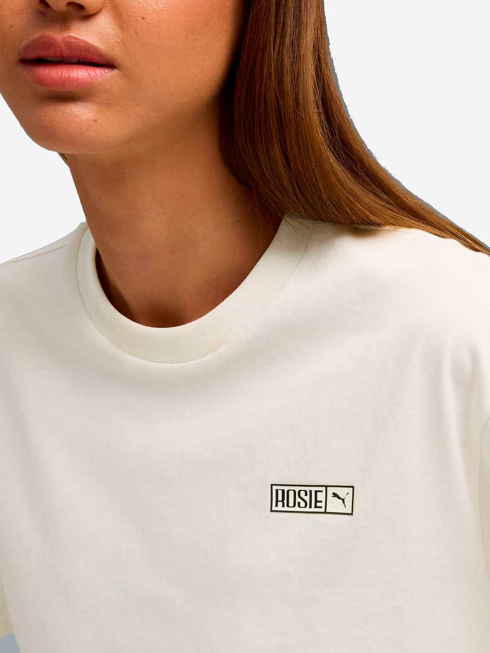 PUMA T-shirt cropped bianca x Rosé Off white Urbanstaroma