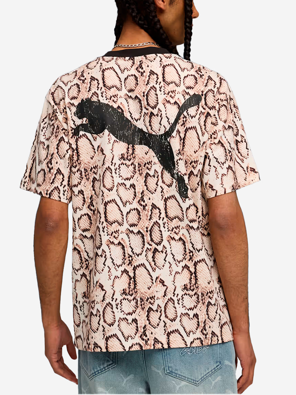 PUMA T-shirt con grafica Snake Skin x Asap Rocky Beige Urbanstaroma