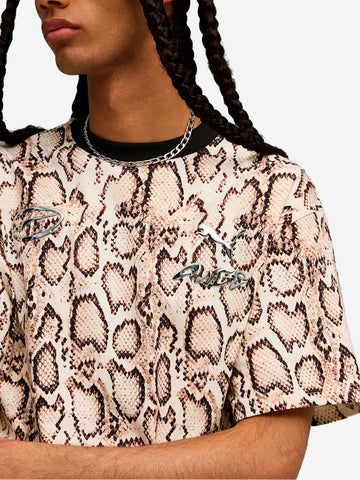 PUMA T-shirt con grafica Snake Skin x Asap Rocky Beige