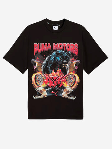 PUMA T-shirt Motors x Asap Rocky Nero