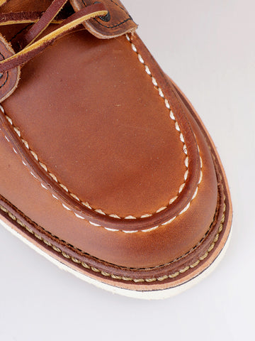 RED WING SHOES 1907 6-Inch Moc Toe Stivaletti in Copper Rough and Tough Leather Marrone