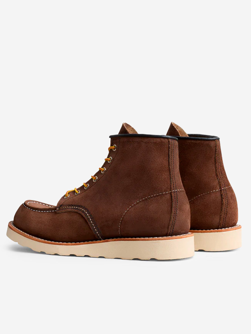 RED WING SHOES 8836 6-Inch Classic Moc Stivaletti Chocolate Muleskinner Leather Marrone Urbanstaroma